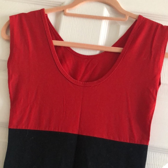 Black and red bodycon dress - Picture 2 of 2